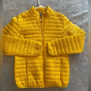 Joe Fresh Gold Packable Lightweight puffer Jacket Men sz Lg